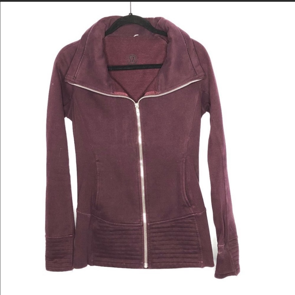 Lululemon Radiant Cassis Zip Up Jacket Purple
